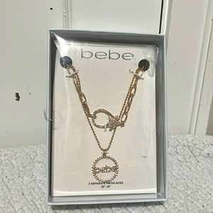 🌟Host Pick🌟 NWOT bebe Set of 2 Necklaces